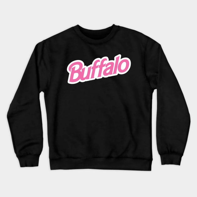 Barbie Buffalo Crewneck Sweatshirt by Carl Cordes